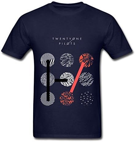 Twenty One Pilots symbol T Shirt For Men Navy Large