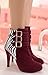 Aisun Women's Fashion Stiletto High Heel Zebra Booties