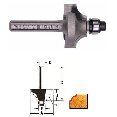 Where to buy Milwaukee 48-23-7530 1-1/4 by 2-3/16-Inch Beading Router Bit with 1/4-Inch Shank