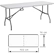 Table camping buffet traiteur pliante portable