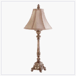 Baroque Gold Foil Lamp/shade
