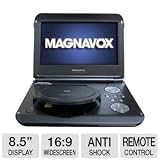 Magnavox MPD835 8.5-Inch Multi-Region Portable DVD Player with Built-In Battery (Black)
