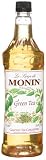 Review Monin  / Monin Green Tea Flavored Syrup, 33.8-Ounce Plastic Bottle (Pack of 4)