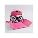 Rachel Placemat Lunch Bag in Zebra / Hot Pink Trim and Liner