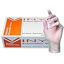 SKINTX STV70015-L-BX Stretch Vinyl Powder-Free 4 mil Medical Grade Examination Glove, Large, Clear (Pack of 100)