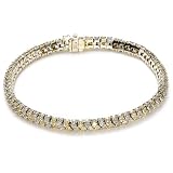 14k Two-Tone Gold Diamond Bracelet (5 cttw, I-J Color, I2-I3 Clarity)