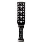 Fetish Fantasy – Rubber Paddle – Flexibles PVC Paddel mit verschiedenen Noppen – Black / schwarz – ca. 27,5 cm lang