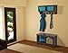 Prepac 36 inch Wide Hanging Entryway Shelf, Black