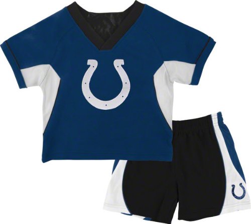 Indianapolis Colts Toddler Raglan Crew Shirt and Shorts Combo Pack