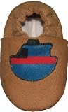 Tibet PLATEAU soft soled infant full grain leather baby shoes boat