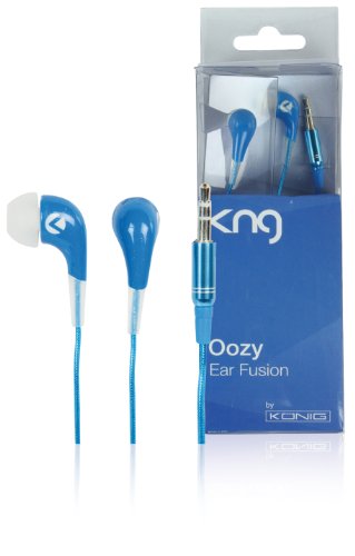 KNG Oozy Ear Fusion Designer Earphones - Blue