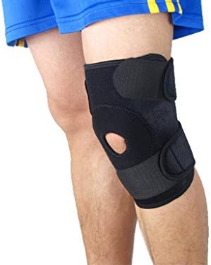 MolGym 1 Pair KNEE STABILIZER BRACE with 3 FLEXIBLE SUPPORT STAYS support wrap