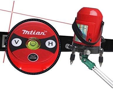 5 Lines 6 Points Laser Level 360 Rotary Cross Lazer Line Leveling 3D Laser Level Red Beam