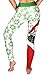 Pink QueenWomen's Christmas Printed Leggings High Waist Stretchy Tights