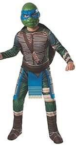 Rubie's Costume Men's Teenage Mutant Ninja Turtles Movie Deluxe Adult Muscle Chest Leonardo, Multicolor, X-Large