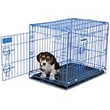 Petmate 21930 Puppy 2 Door Training Retreat, 24-Inch, Blue