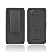 Black OEM Pure Gear Rubberized Hard Case w Holster & Kickstand For Apple AT&T Verizon iPhone 4S 4...