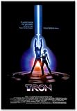 Tron Poster - Mounted (Framed) - Original 1982 Classic - Promo Movie Flyer