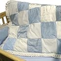 Baby King and Queen Porta Crib Bedding - Color Blue