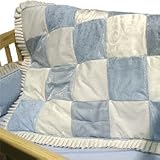 Baby King and Queen Porta Crib Bedding - Color Blue