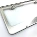 One Polish Mirror Stainless Steel License Plate Frame Holder Front Or Rear Bracket Laser Engrave Bentley with Logo Steel Screw Cap