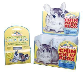 TopDawg Pet Supply Chinchilla Wood Chew Blox Display -12pc