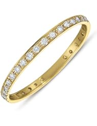 14K Yellow Gold 0.31cttw Round Diamond Ring Band