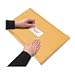 Quality Park Bubble Mailer with Mailing Labels, Redi-Strip, 12 x 18 Inches, Brown Kraft, Box of 10 (85610)