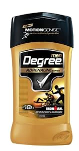 Degree Men Adrenaline Series Antiperspirant Deodorant, Ironman, 2.7 Ounce