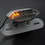 Brake Tail Light Turn Signals Lamp Integrated License Plate Fender Bracket Silver For... by OEM