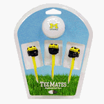 Michigan 3 TeeMates and Golf Ball