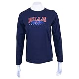 Buffalo Bills Women's Long Sleeve NFL T-Shirt - Navy (XL)