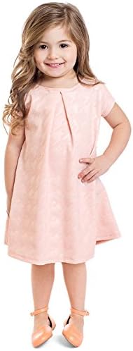 Chloe Modest Little Girl Dress in Pink - 4T