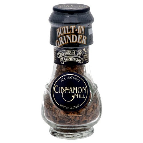 Drogheria & Alimentari All Natural Spice Grinder Cinnamon, 0.81 Ounce Jars (Pack of 3)