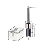 ライト精機 トリマー・ルータービット TR-56 呼称 10(2P)X6 商品名称 超硬ストレートビット（コロ付）英数テンプレート用