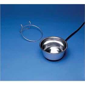 1 QT. Heated Bowl Stainless by Heated Pet Bowl