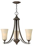 Hinkley Brantley 4633OZ 3 Light 300 watt (22H x 22W) Chandelier Lighting in Bronze