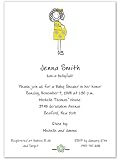 41IKuFNlcFL. SL160  Bellyfull Baby Shower Invitations   Set of 20