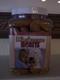 Dog Treats - Holistic, Baked, Wholesome Hearts Low Fat Treats For Dogs - 12 oz container