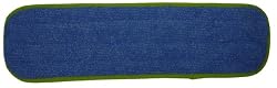 Industrial and Commercial Microfiber Damp Mop Pad (18 In. Border, Green)
