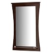 Espresso Pablo Mirror & Decorative Shelf