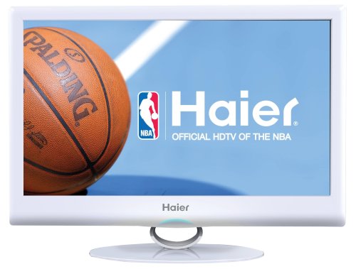Haier HLC22XSLW2 White 22-Inch Ultra Slim 1080p LED LCD HDTV DVD Combo