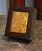 Wolves Lithophane Shadow Box Cherry Finish Wood