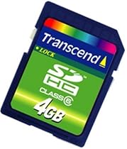 Transcend 4 GB SDHC Class 6 Flash Memory Card TS4GSDHC6E [Amazon Frustration-Free Packaging]