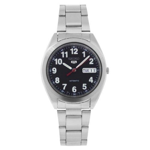 Seiko Men's SNXA07K Stainless-Steel Analog with Black Dial Watch