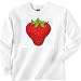 Luscious Strawberry - Flowers, Birds and Gardens Premium Color Sweatshirt