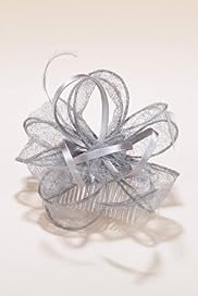 Feather Mesh Corsage Comb