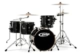 Pacific Drums by DW 805 Shell Pack with 20-inch Kick Drum, Black with Black Hardware