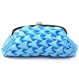 AQUA BLUE SATIN FRAME LADIES EVENING BAG CLUTCH HANDBAG 41IL5bNlbzL. SL160 AQUA BLUE SATIN FRAME LADIES EVENING BAG CLUTCH HANDBAG