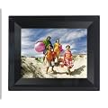 Polaroid i802 Digitaler Bilderrahmen (20,3 cm (8 Zoll) Display, 512 MB interner Speicher, 4:3, SD-/MMC-/MS-Slot, Mini USB Port) schwarz